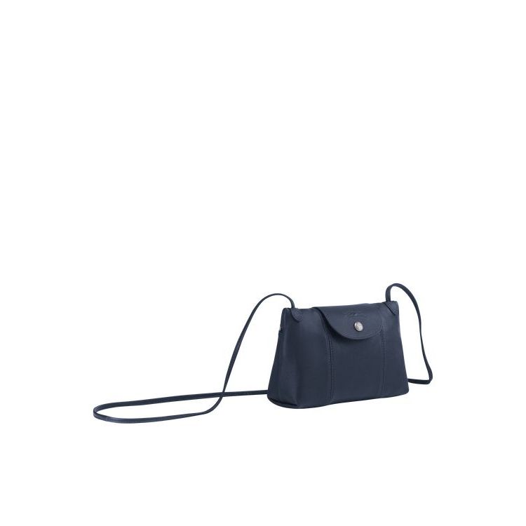 Sac Mini Longchamp Cuir Bleu Marine | 16824-THRV