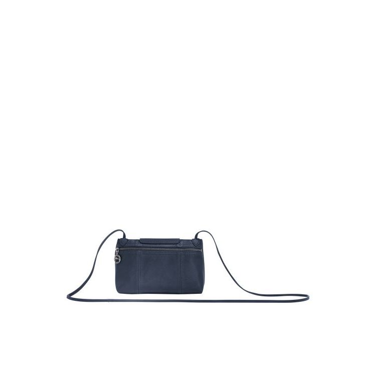 Sac Mini Longchamp Cuir Bleu Marine | 16824-THRV