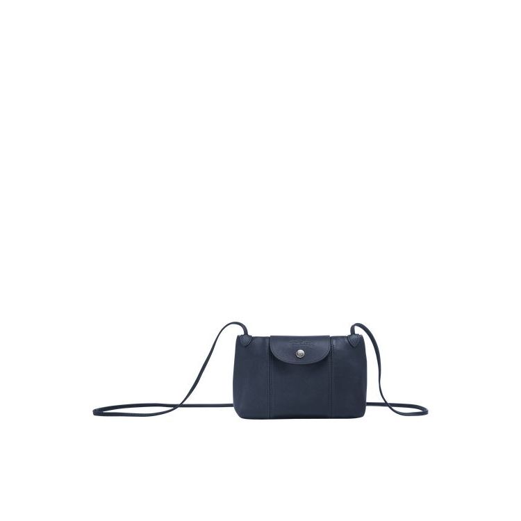 Sac Mini Longchamp Cuir Bleu Marine | 16824-THRV