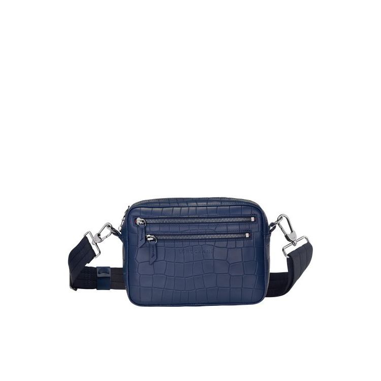 Sac Mini Longchamp Cuir Bleu Marine | 61279-ETYC