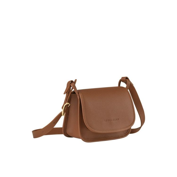 Sac Mini Longchamp S Caramel Cuir Marron | 46871-SVGL