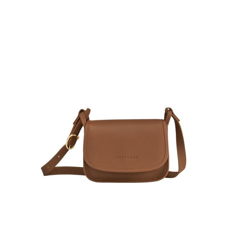 Sac Mini Longchamp S Caramel Cuir Marron | 46871-SVGL