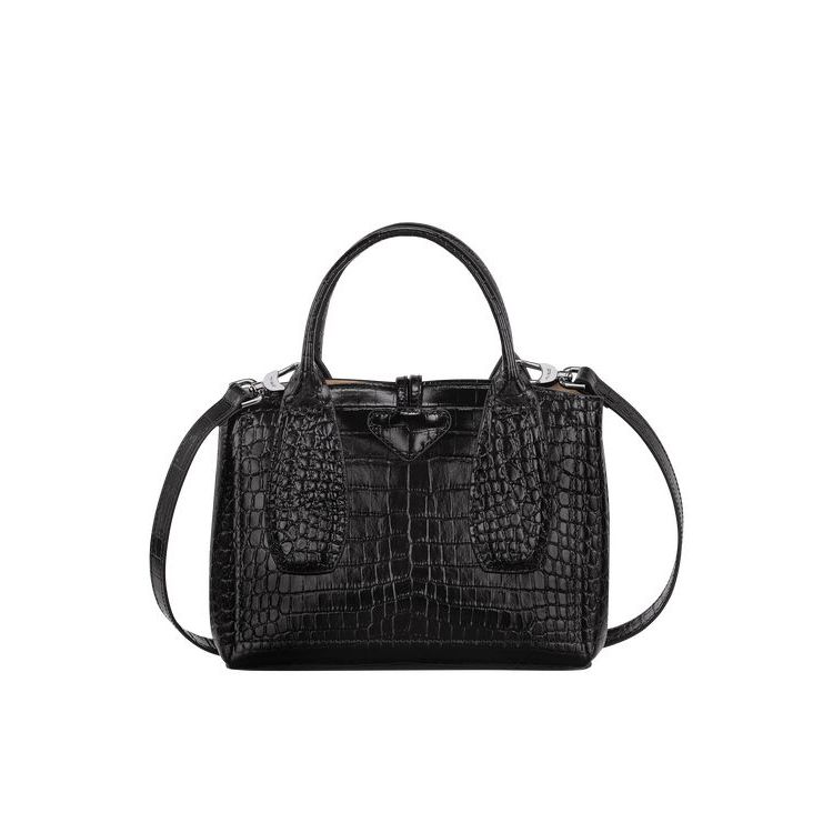 Sac Mini Longchamp S Cuir Noir | 39541-NSHQ