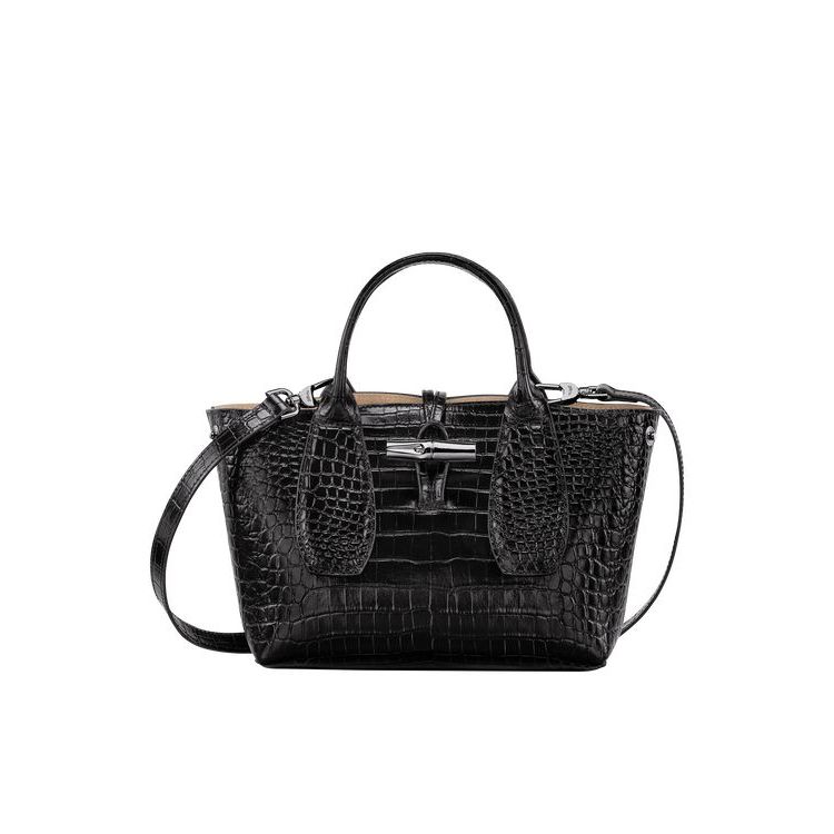 Sac Mini Longchamp S Cuir Noir | 39541-NSHQ