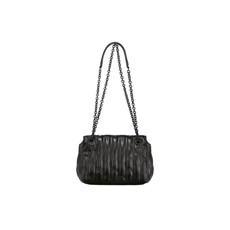 Sac Mini Longchamp S Cuir Noir | 41023-FPIA