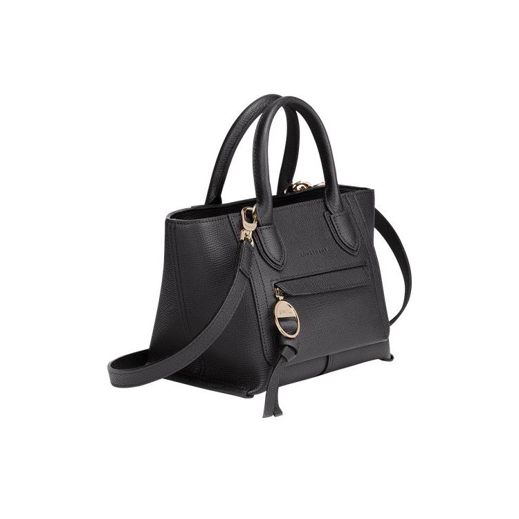 Sac Mini Longchamp S Cuir Noir | 69703-LHOF