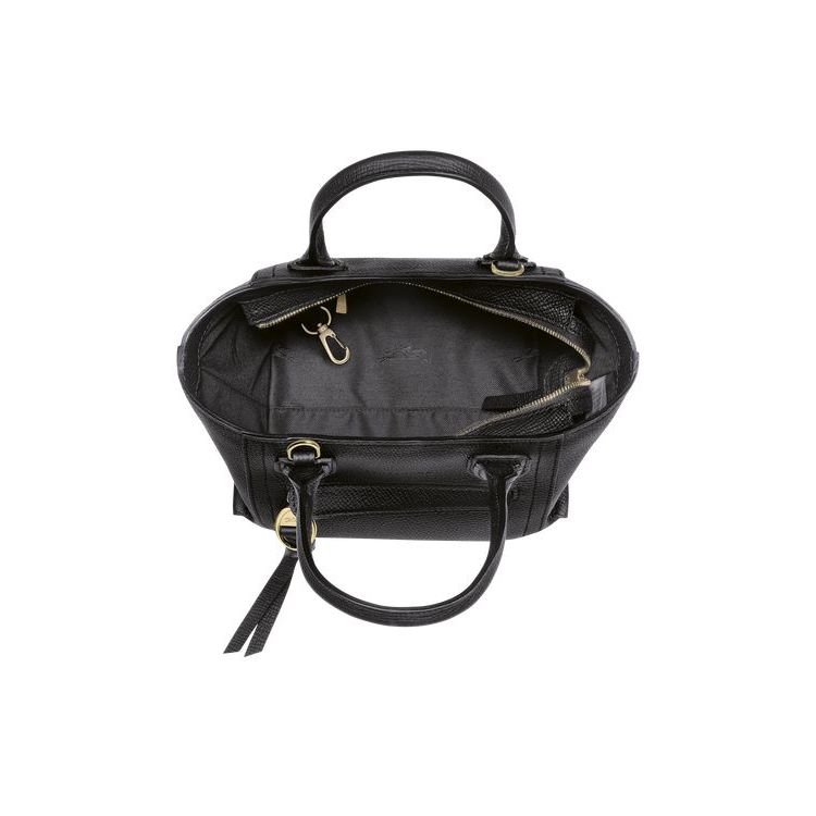 Sac Mini Longchamp S Cuir Noir | 69703-LHOF