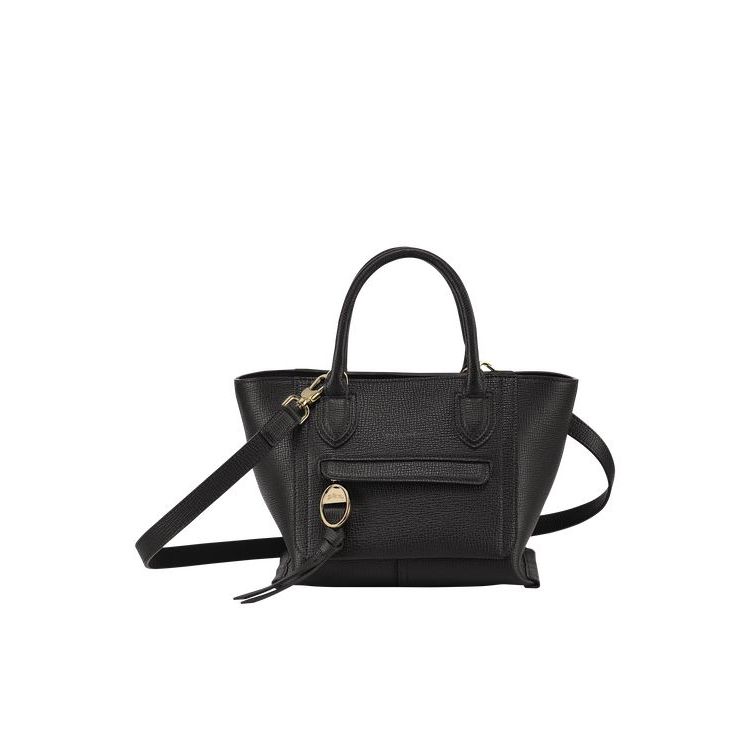 Sac Mini Longchamp S Cuir Noir | 69703-LHOF