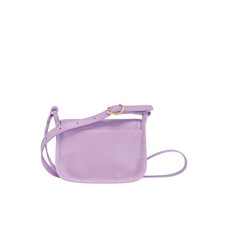 Sac Mini Longchamp S Cuir Violette | 09643-QVXM