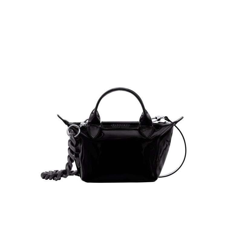 Sac Mini Longchamp Xs Cuir Noir | 26498-DSGW