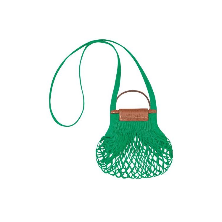 Sac Mini Longchamp Xs Tela Vert | 24356-ETXZ