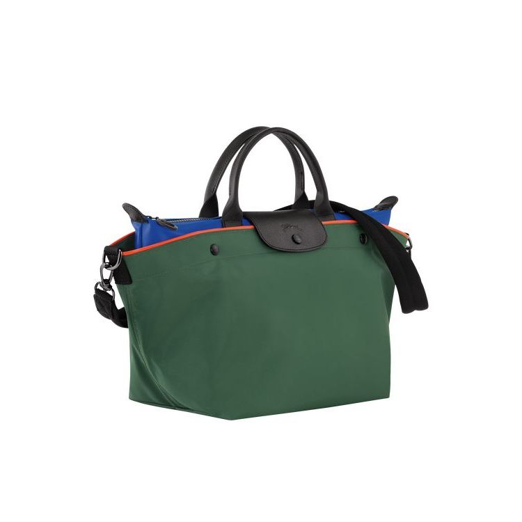 Sac À Main Longchamp M Tela Vert | 54378-YCDE