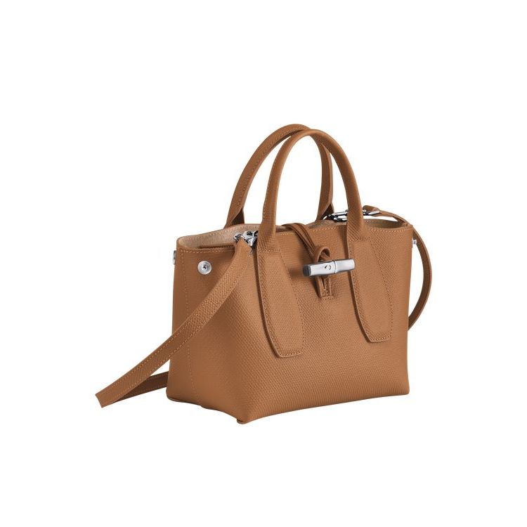 Sac À Main Longchamp S Cuir Beige | 64251-GYHR