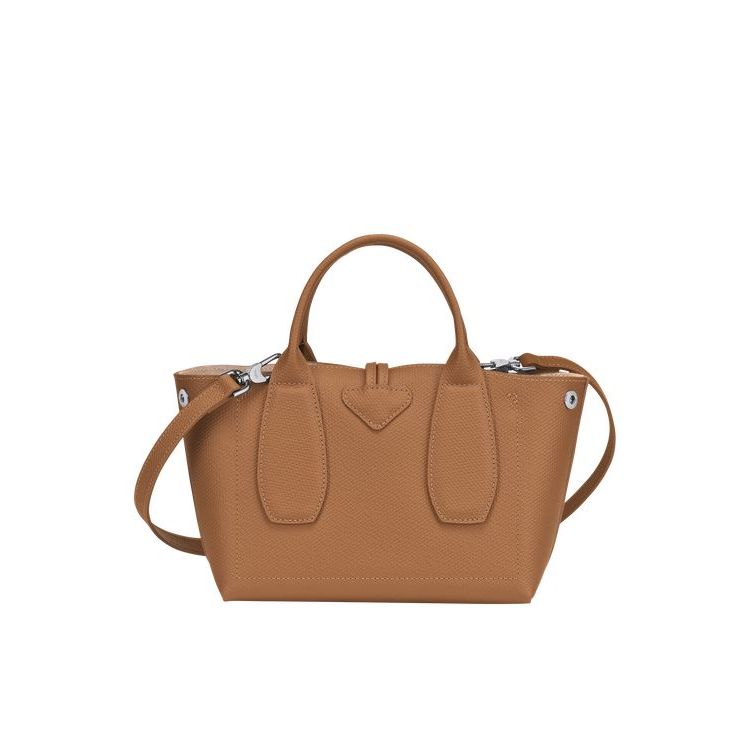 Sac À Main Longchamp S Cuir Beige | 64251-GYHR