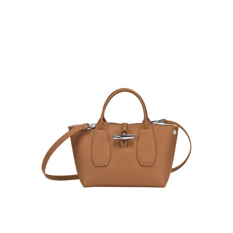 Sac À Main Longchamp S Cuir Beige | 64251-GYHR