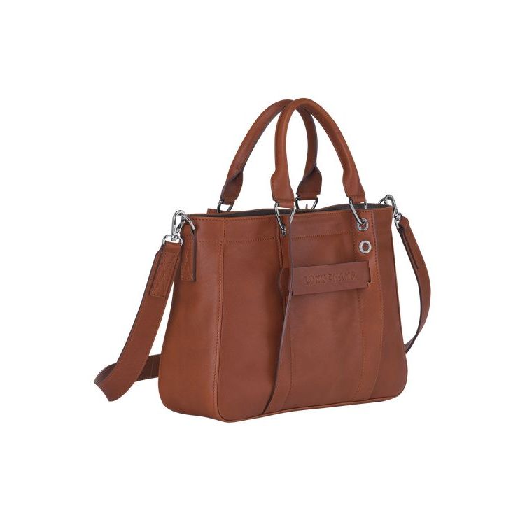 Sac À Main Longchamp S Cuir Marron | 07684-WEIK