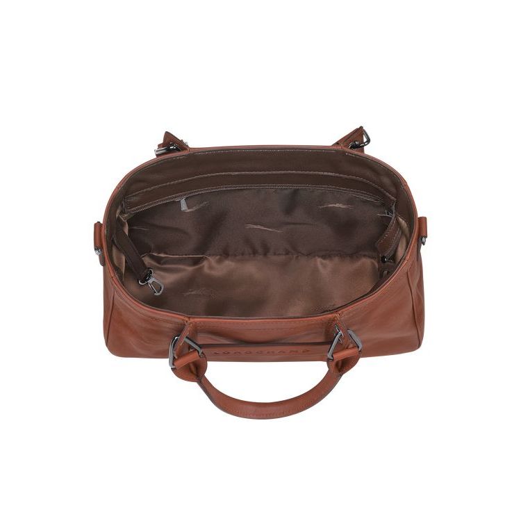 Sac À Main Longchamp S Cuir Marron | 07684-WEIK