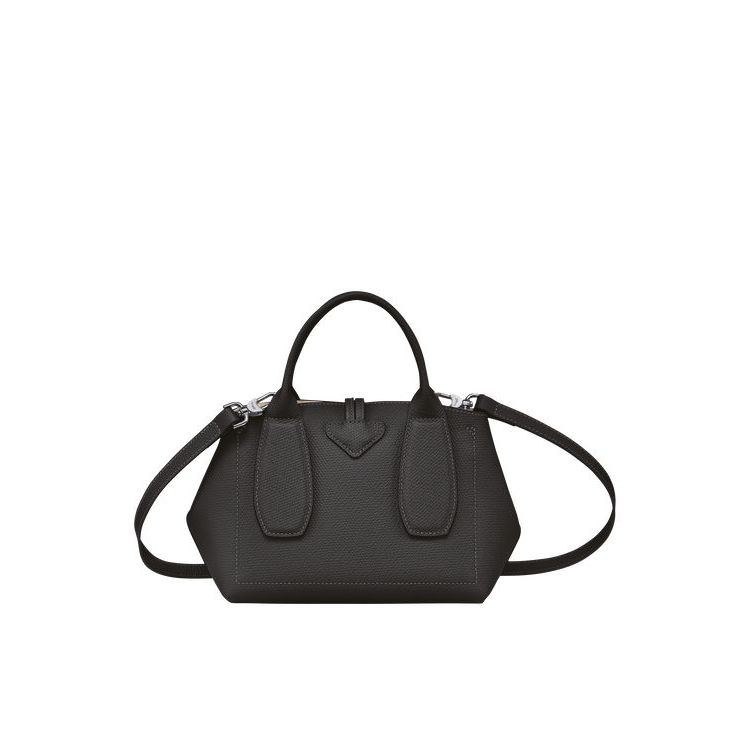 Sac À Main Longchamp S Cuir Noir | 24690-WFMG