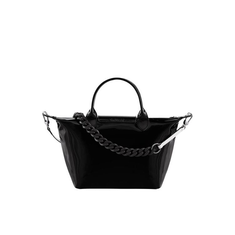 Sac À Main Longchamp S Cuir Noir | 27604-YUAC