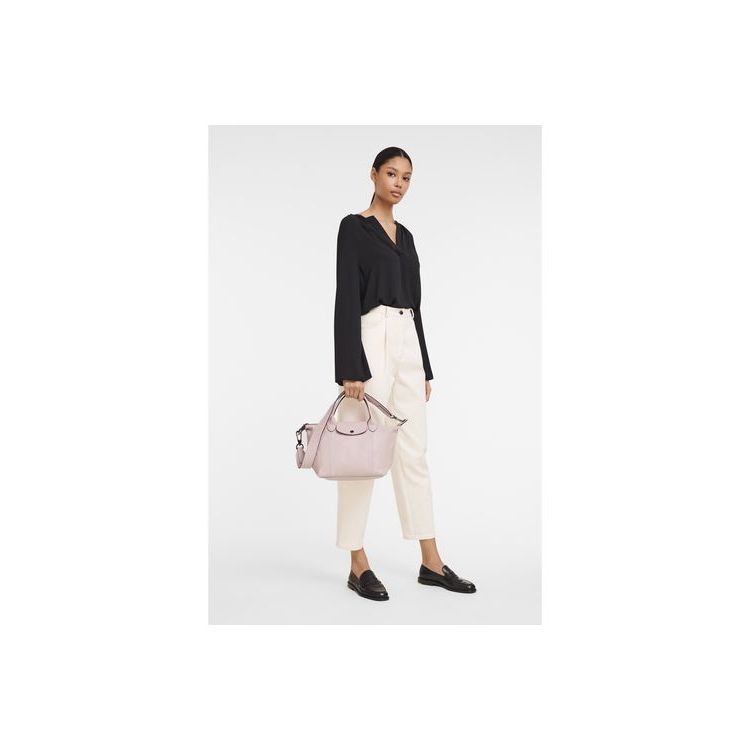 Sac À Main Longchamp S Cuir Rose | 05286-ANQM