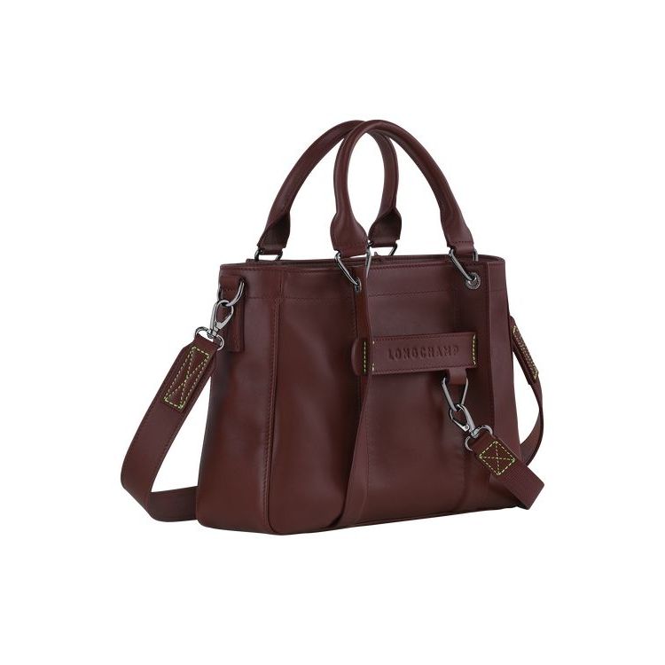 Sac À Main Longchamp S Cuir Rouge | 36210-NIWB