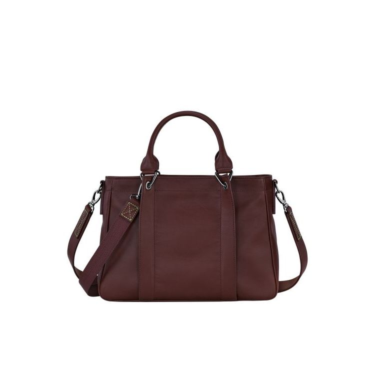 Sac À Main Longchamp S Cuir Rouge | 36210-NIWB