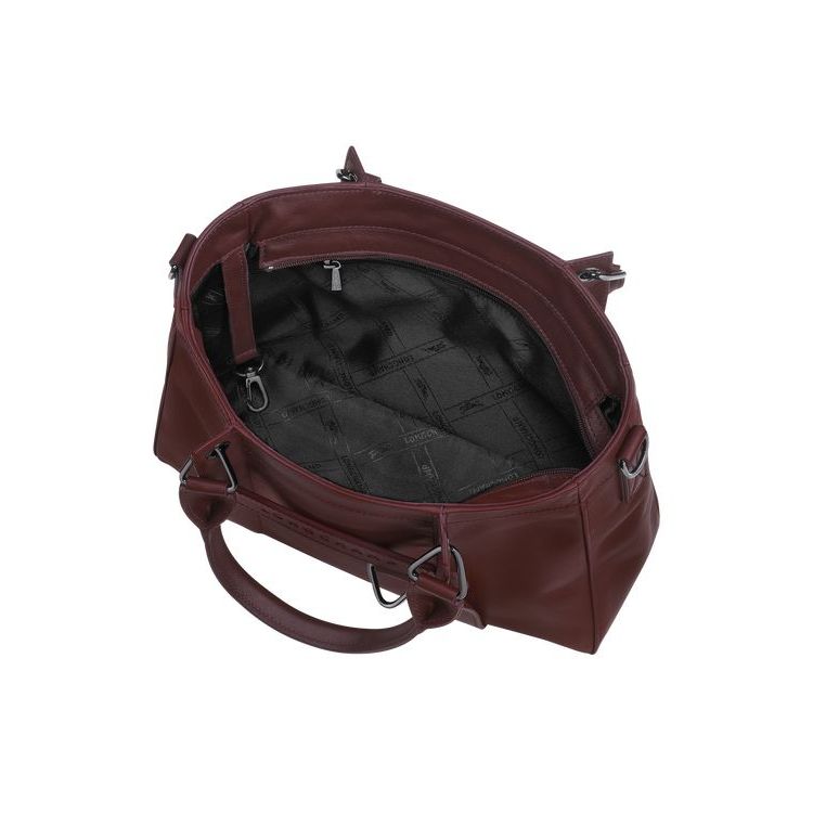 Sac À Main Longchamp S Cuir Rouge | 36210-NIWB