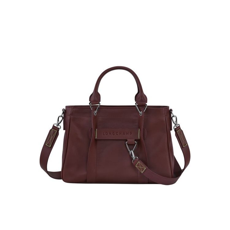 Sac À Main Longchamp S Cuir Rouge | 36210-NIWB