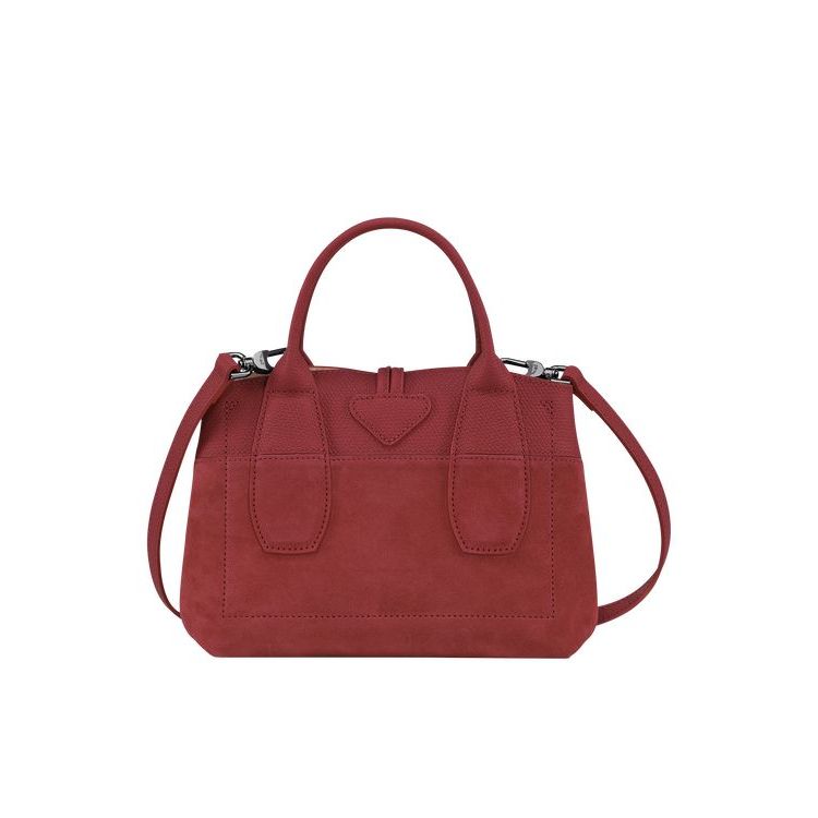 Sac À Main Longchamp S Cuir Rouge | 90632-ZUTR