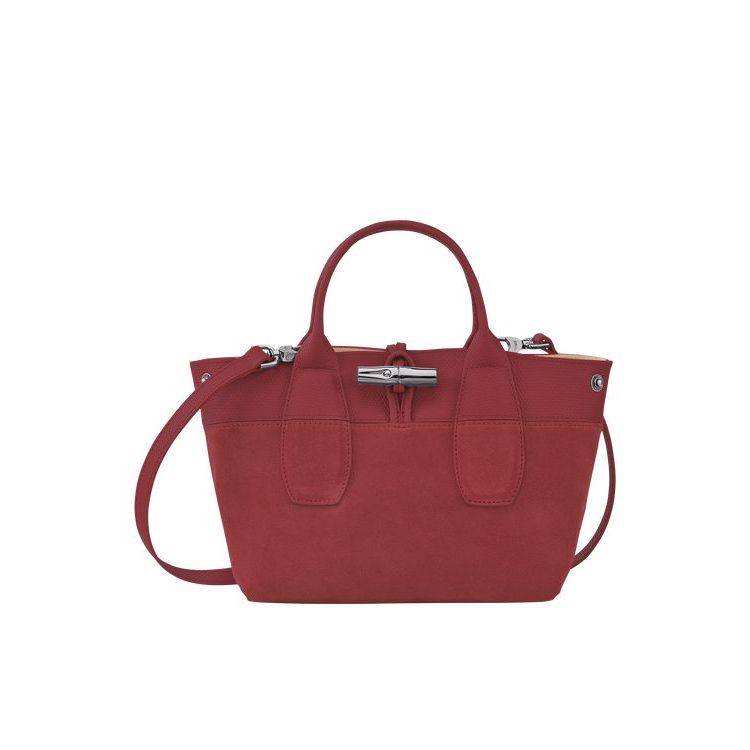 Sac À Main Longchamp S Cuir Rouge | 90632-ZUTR