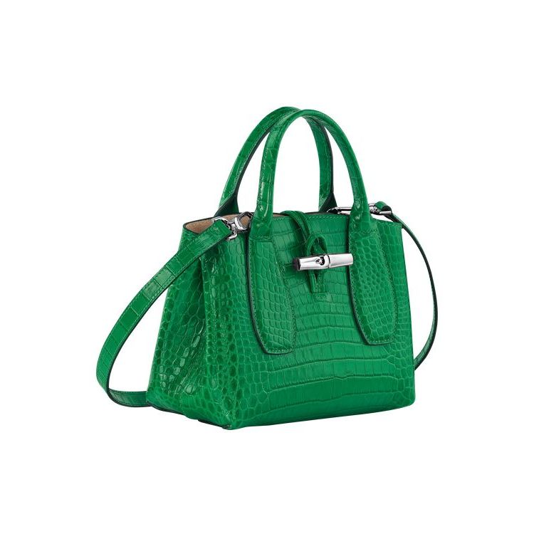 Sac À Main Longchamp S Cuir Vert | 74831-XYCV