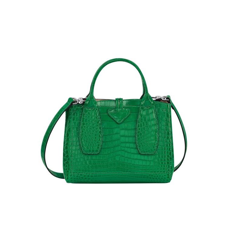 Sac À Main Longchamp S Cuir Vert | 74831-XYCV