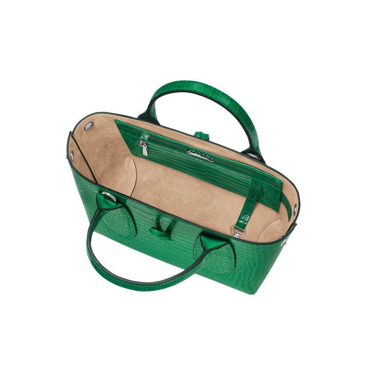 Sac À Main Longchamp S Cuir Vert | 74831-XYCV