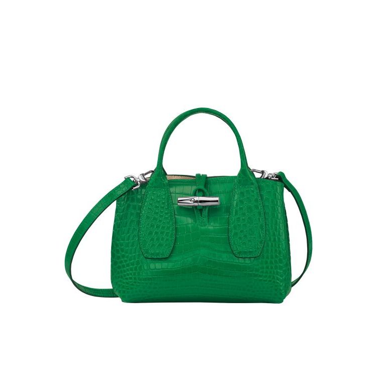 Sac À Main Longchamp S Cuir Vert | 74831-XYCV