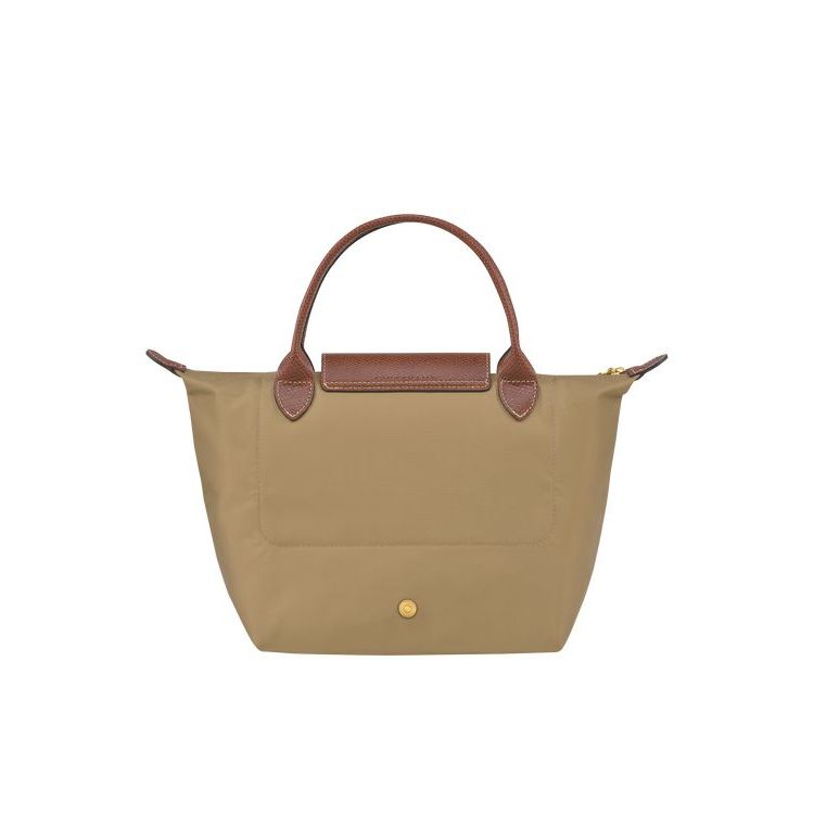 Sac À Main Longchamp S Desert Recycled canvas Kaki | 58261-JFAP