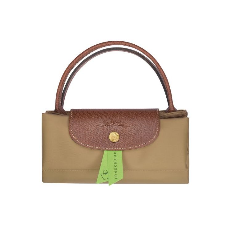 Sac À Main Longchamp S Desert Recycled canvas Kaki | 58261-JFAP