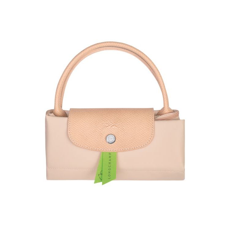 Sac À Main Longchamp S Flowers Recycled canvas Rose Clair | 14578-LMPI