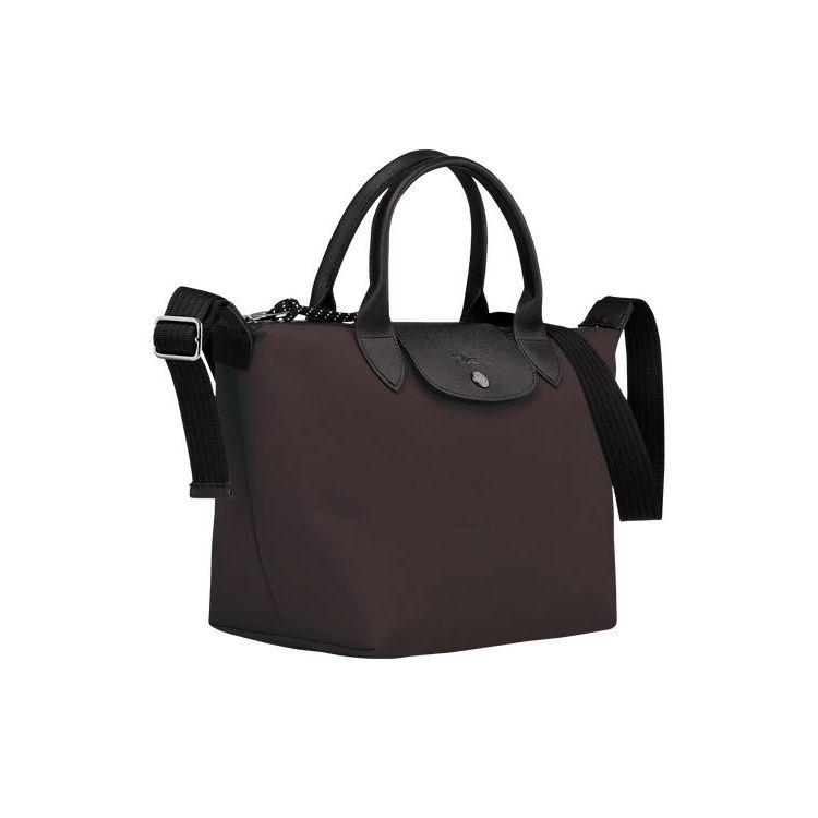 Sac À Main Longchamp S Recycled canvas Bordeaux | 26831-VCZR