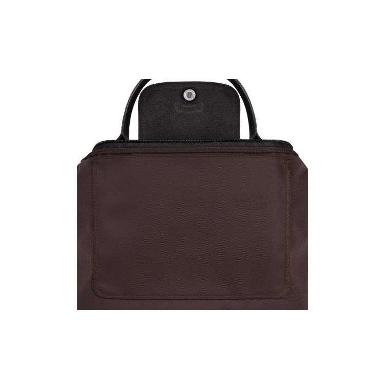 Sac À Main Longchamp S Recycled canvas Bordeaux | 26831-VCZR