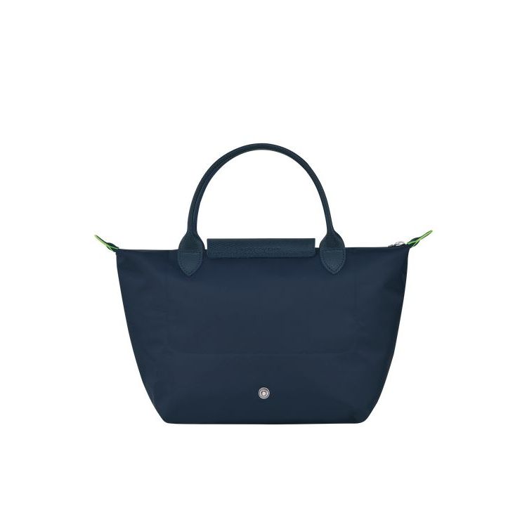 Sac À Main Longchamp S Recycled canvas Bleu Marine | 52764-WQOA