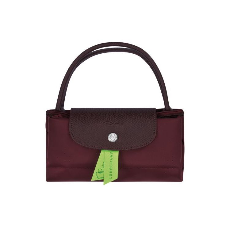 Sac À Main Longchamp S Recycled canvas Bordeaux | 59682-XSRP