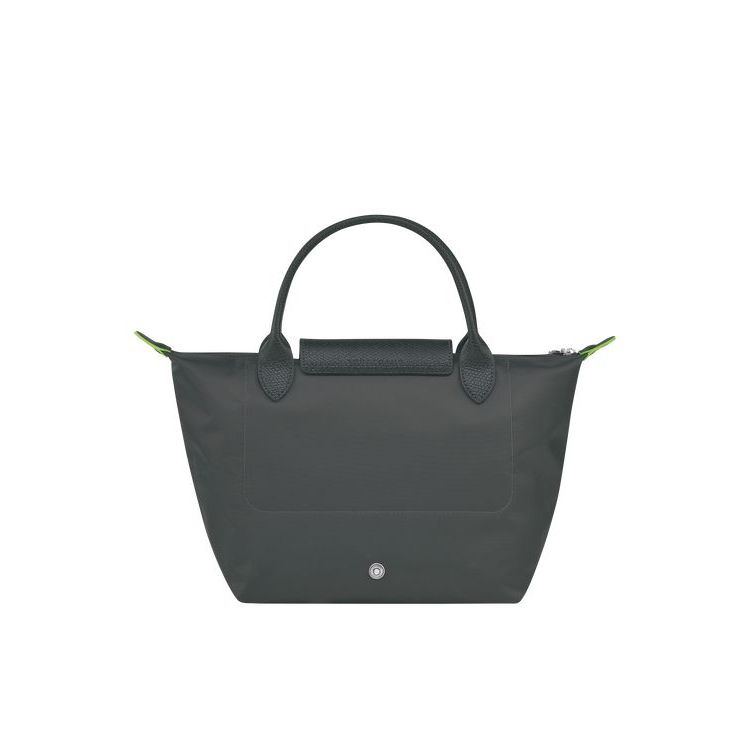 Sac À Main Longchamp S Recycled canvas Grise Foncé | 26091-RVON