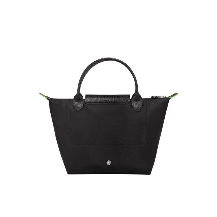 Sac À Main Longchamp S Recycled canvas Noir | 56981-KTOP