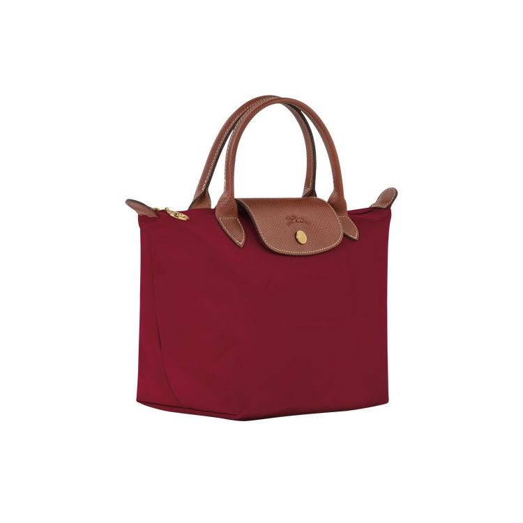 Sac À Main Longchamp S Recycled canvas Rouge | 51847-FONZ