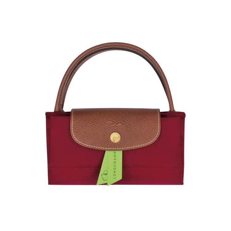 Sac À Main Longchamp S Recycled canvas Rouge | 51847-FONZ