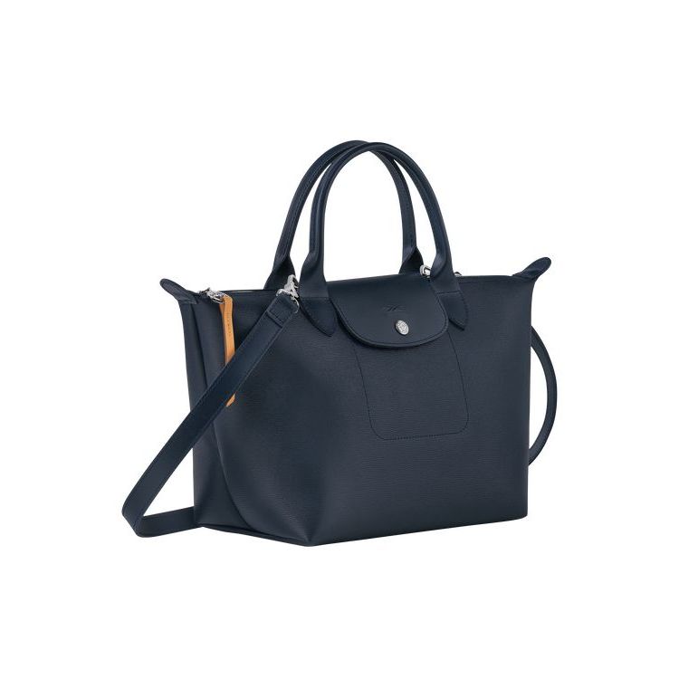 Sac À Main Longchamp S Tela Bleu Marine | 54072-PXDM