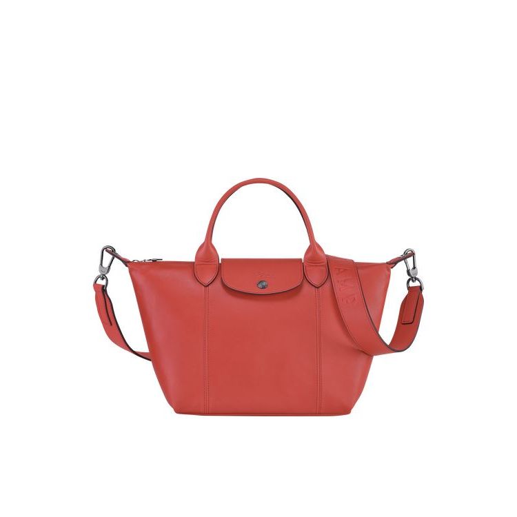 Sac À Main Longchamp S Terracotta Cuir Orange | 41926-OUER