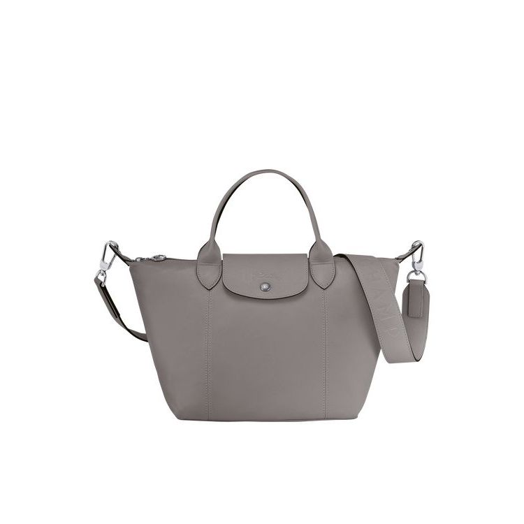 Sac À Main Longchamp S Turtledove Cuir Grise | 42759-WNOB