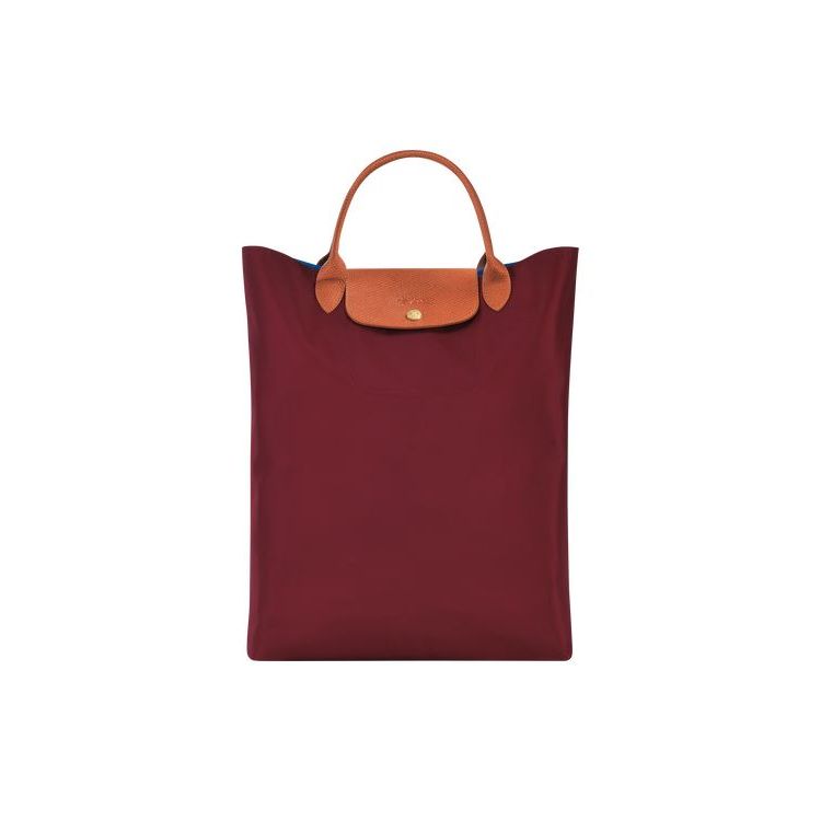 Sac À Main Longchamp Tela Rouge | 85216-PNTK