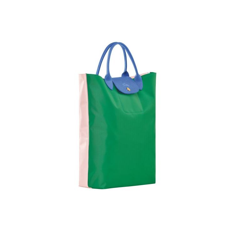 Sac À Main Longchamp Tela Vert | 02389-ZHNU